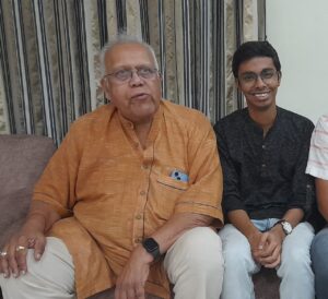 HS Shivaprakash and Owshnik Ghosh (from left to right)